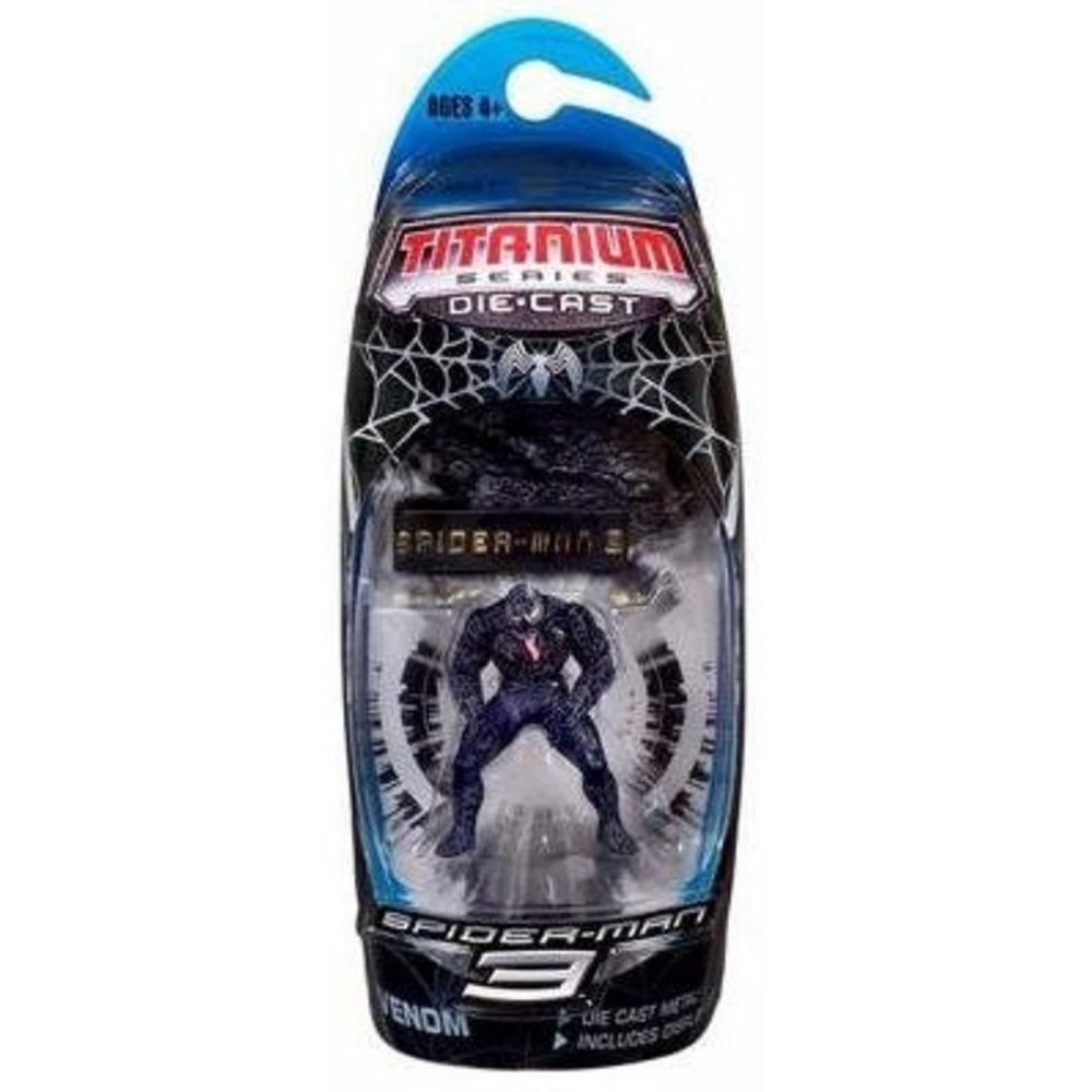 New Factory Sealed Hasbro Titanium Series Marvel Spider Man Venom Action Figure